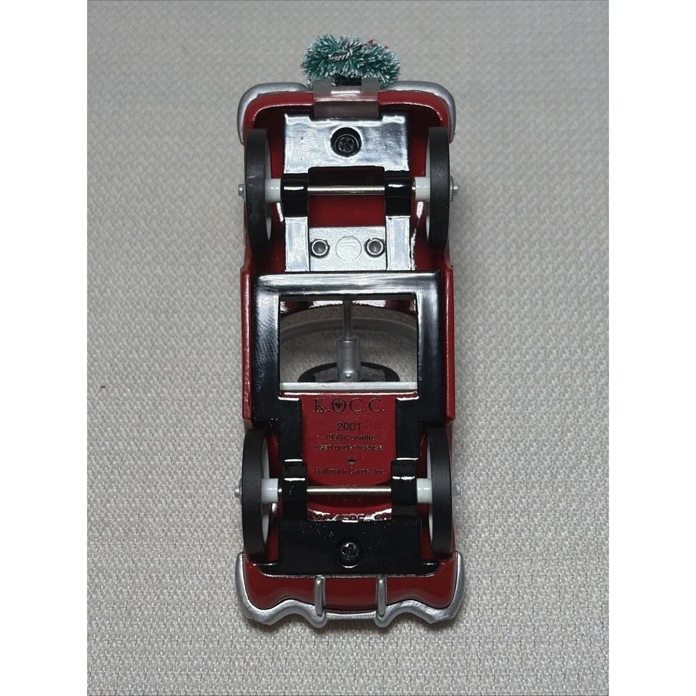 NIB VTG Hallmark Keepsake 1958 CUSTOM CORVETTE 2001 Club Ed. Ornament